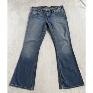 Buckle BKE Star Bootcut Cowgirl Country Western Rodeo Jeans Women Size 31x33